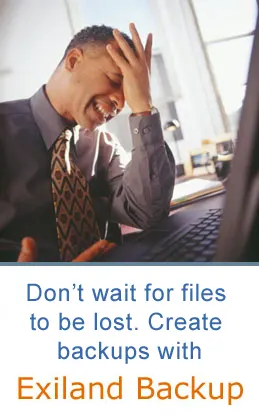backup files and backup folders
